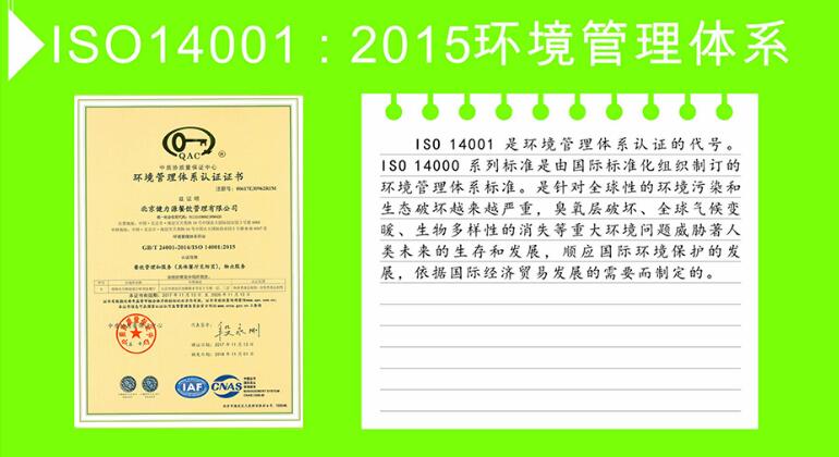 ISO14001：2015環境管理體系